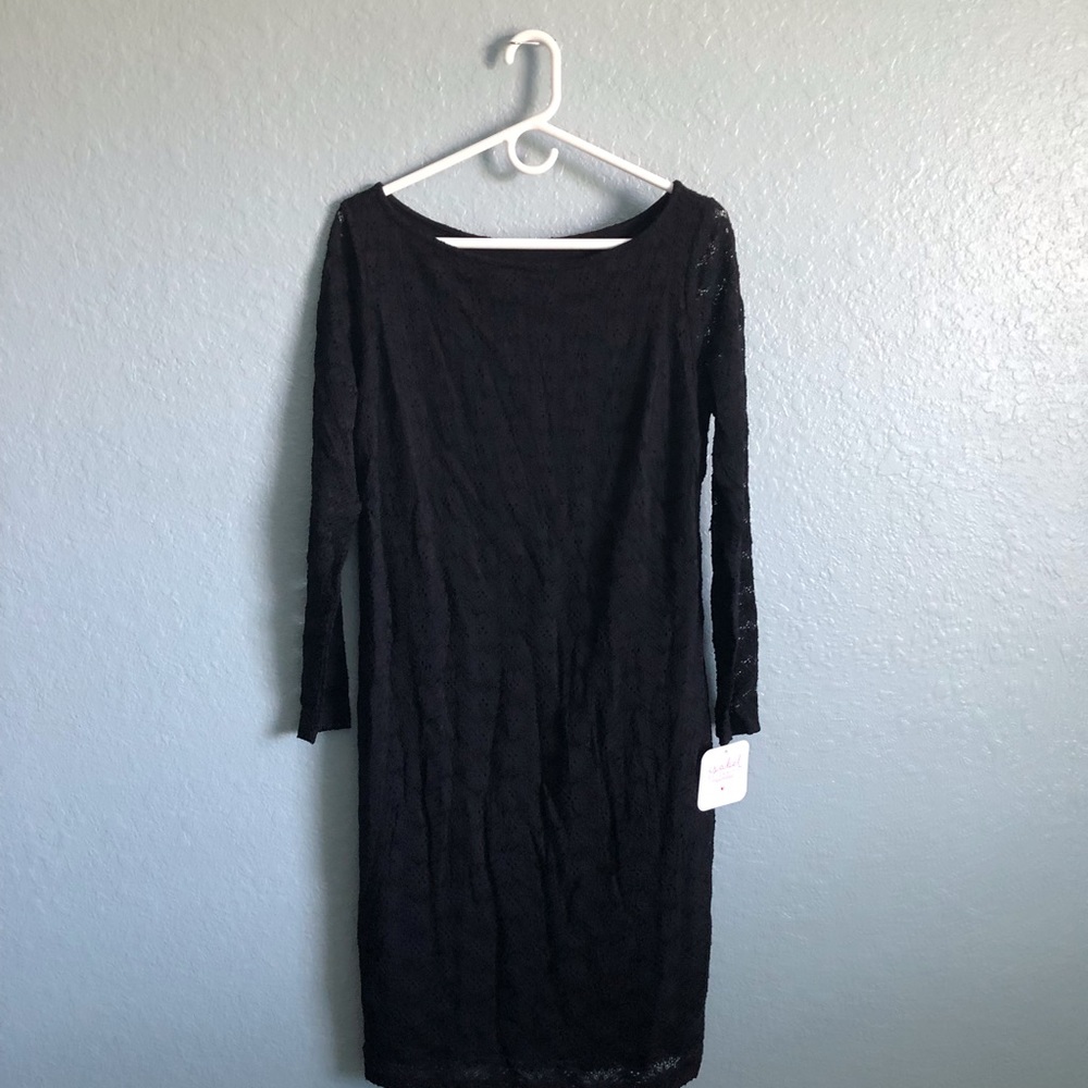 Maternity black dress